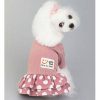 Dierenbenodigdheden Pet Dog Kostuum Rok Lente en Zomer Smiley Polka Dot Dress Maat: XXL (Roze)