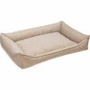 Beeztees Zia Orthopedische Hondenmand Beige 120x80x23 cm Hondenmanden Beeztees