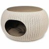 Hondenmanden Kattenbed Curver Knit Beige Zand 6,7 x 32,5 x 6,7 cm