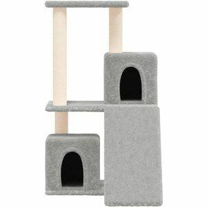 vidaXL VidaXL Kattenmeubel met sisal krabpalen 82 cm lichtgrijs Krabpalen