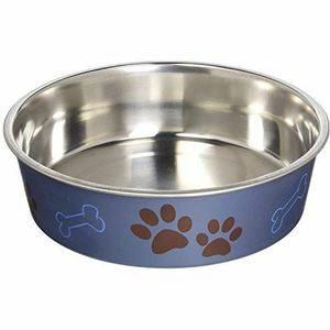 Drinkbakken Loving Pets Loving Pets metalen kom ""Bella"" voor huisdieren, Large, blueberry