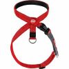 EzyDog EzyDog Anti trektuigje voor honden, crosscheck hondenharnas voor kleine, middelgrote en grote honden, hondentrainingsaccessoires, reflecterend, in grootte verstelbaar (XS, rood) Dierenriemen