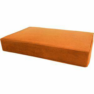 Madison Hondenkussens Madison Orthopedisch Hondenkussen – Tegen gewrichtspijn – Anti sliplaag – Natuurlijk comfort – Waterafstotend – Foam matras – Wasbare hoes – Maat S – Velvet Oranje