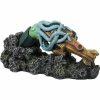 Aqua Della Aquariumdecoratie Vissen Steampunk Kraken S 16,7x8x8,2cm Meerkleurig 1st Aquarium-decoratie Aqua-della